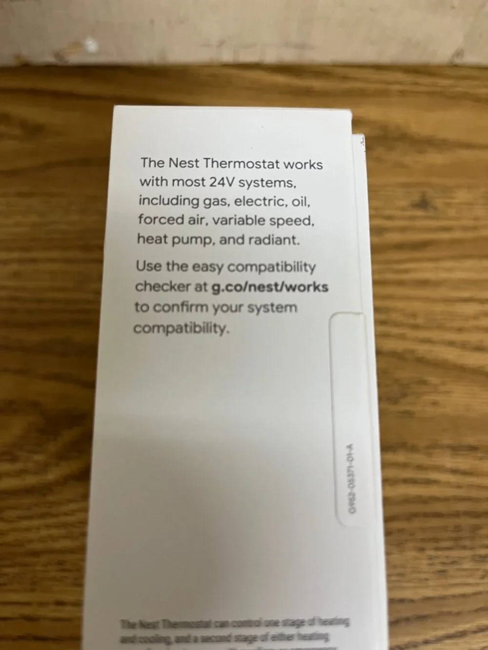 Snow (White) Google Nest Smart Learning Thermostat NEW IN OPEN BOX Wifi HVAC